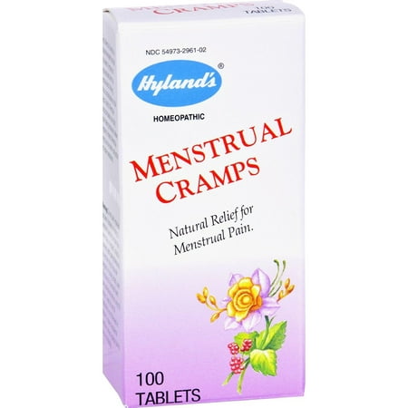 menstrual cramps, 100 tab, Hyland's Menstrual Cramps Description: Natural Relief for Menstrual Pain Hyland's Menstrual Cramps i By Hylands Homeopathic From