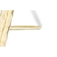 thumbnail image 5 of MiaBella 925 Sterling Silver or 18Kt Gold Over Silver Hammered Minimalist Flat Bar Dainty Stud Earrings for Women Made in Italy (yellow-gold-plated-silver), 5 of 6