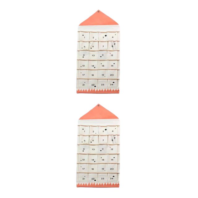Calendario de Adviento Naiovety Multifuncional Regalos para Todas las Edades Tela Resistente Color Rosa 2Conjunto
