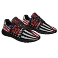 thumbnail image 6 of Firefighter Veteran American flag US Shoes Sneakers for Women Men Black Size 7, 6 of 7