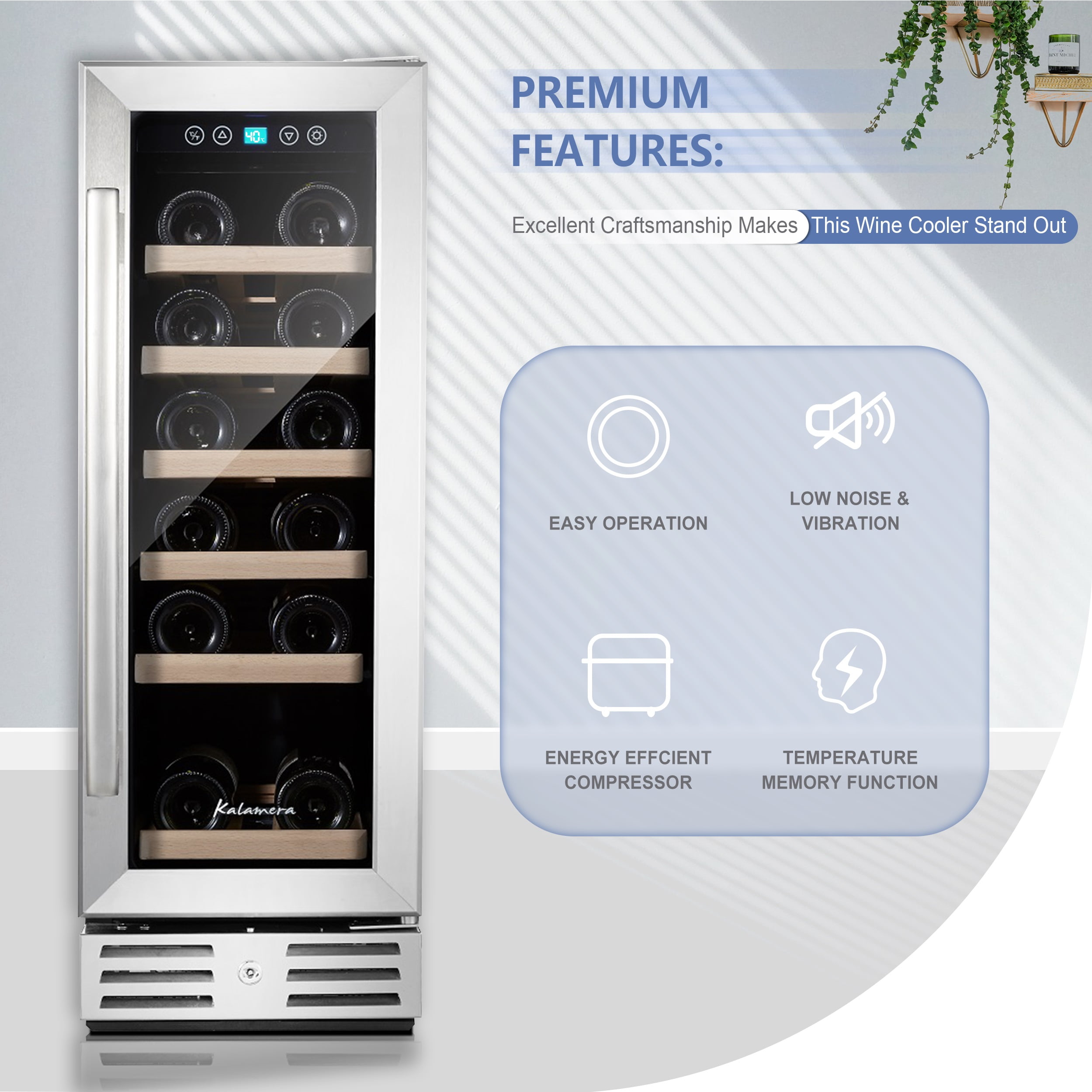 essentials 300mm wine cooler