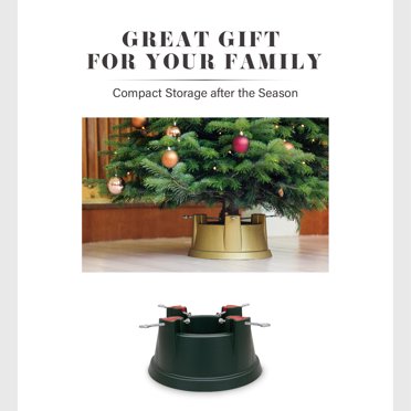 B-COOL Christmas Tree Stand - Adjustable Base For Real Trees Up To 7 Feet Tall