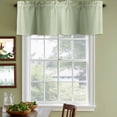 thumbnail image 3 of Sage Green Ombre Curtain Valances for Windows, Kitchen Valance Window Treatments Panel 2 Pack, Modern Abstract Art Farmhouse Gradient Rod Pocket Short Curtains for Bathroom Bedroom 42 x 12 Inch, 3 of 8