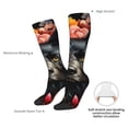 thumbnail image 5 of Picia Women Crew Soft Moisture-wicking Socks Colorful Floral Black Dog Pattern Design Cotton Socks, One Size fit All, 5 of 9