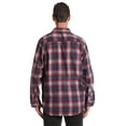thumbnail image 3 of #followme Mens Button Down Shirt (Navy Red Plaid, Small), 3 of 3
