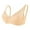 Khaki, variant on Full-Coverage Underwire Bra Women Solid Lace Lingerie Bras Plus Size Underwear Bralette Bras Comfortable Bra V-Neck T-Shirt Bra Hook and Eye Closure Full-Figure Bra Style Y-155 , Khaki XXL