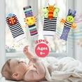 thumbnail image 2 of Baby Rattles Toys for 0 3 6 9 12 Months, Baby Toys for 0-6 Months, Infant Newborn Baby Toys for 6-12 Months, Baby Teethers and Wrist Socks Rattle Toys 6 to 12 Months, 2 of 5