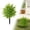 P, variant on 1 Pack Cemetery Memorial Day Artificial Flower Arrangement Heat Resistant Cold Resistant For Kwanzaa Decor Ramadan Decor Emerald Green Forest Green