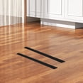 thumbnail image 4 of FONDOTIN 2Pcs Ramp Pads Black PVC Anti Slip Threshold for Doorway Threshold Strip, 4 of 8