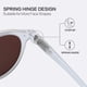 thumbnail image 5 of Gafas de Sol ZENOTTIC Polarizadas Retro Redondas Clásicas UV400, 5 of 8