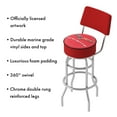 thumbnail image 5 of Trademark Gameroom Corvette C6 Red Bar Stool with Back Rest, 5 of 5