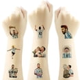 thumbnail image 1 of Tatuajes temporales JSYAVG Messi fútbol 40 hojas para niños, 1 of 6