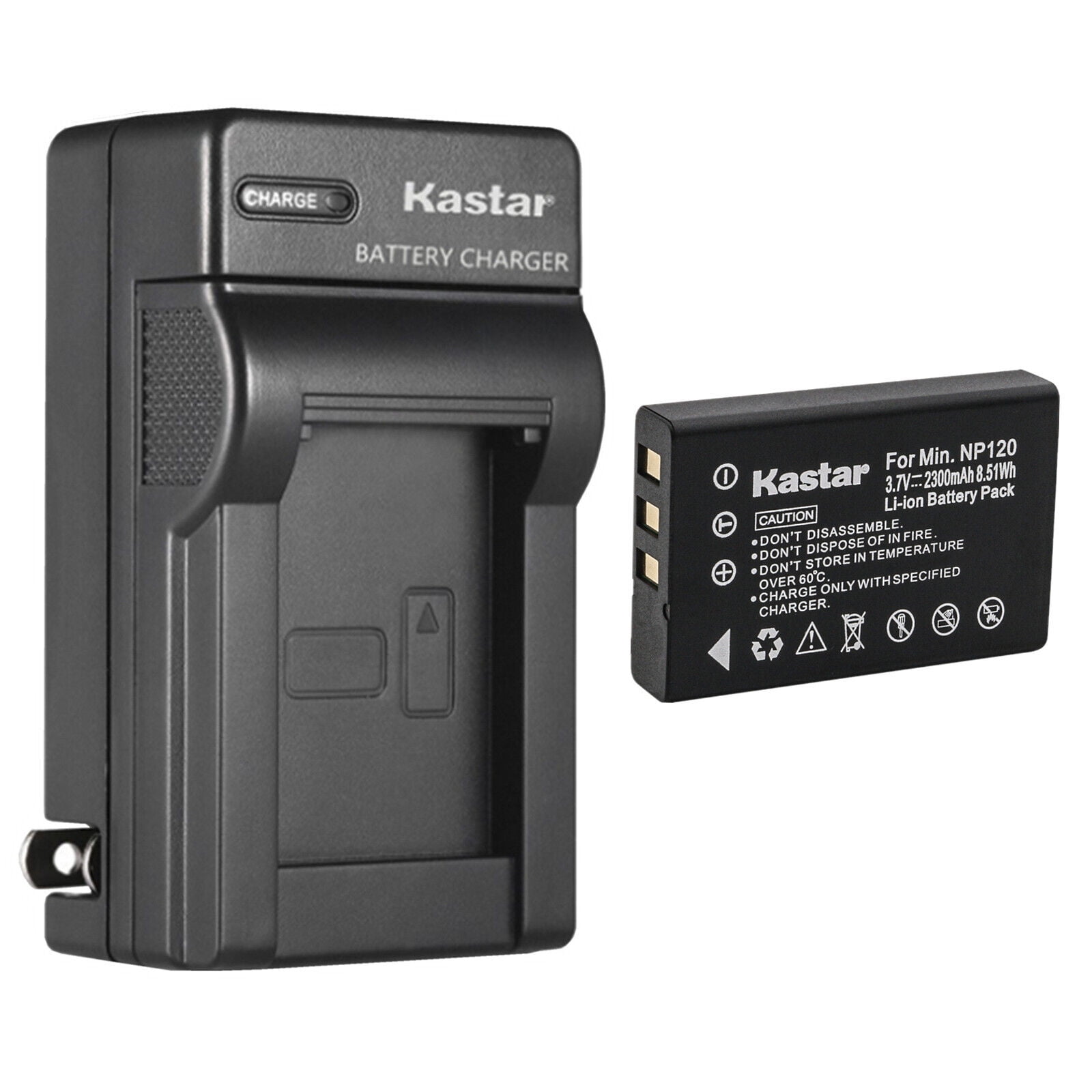 Kastar 1-Pack Battery and AC Wall Charger Replacement for Fujifilm FinePix 603 FinePix F10 FinePix F10 Zoom FinePix F11 FinePix F11 Zoom FinePix M603 FinePix M603 Zoom Digital Cameras