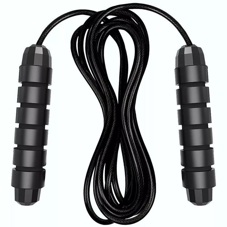 SILITE 2.7M Speed Steel Wire Skipping Rope Skip Adjustable Jump Rope Crossfit Home Gym Fitness