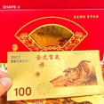 thumbnail image 1 of Lote mixto de 20 o más Estilo de dinero del tigre dorado colorido 1 Estilo de sobre rojo Sobre rojo + Billete + Tarjeta de felicitación Año del tigre Billete de oro Año nuevo ANGGREK Otros, 1 of 8