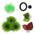 thumbnail image 1 of 5Pcs Betta Fish Leaf Pad Aquarium Simulation Leaf Ornament Betta Fish Feeder Spawning Rest Leaf Set, 1 of 14