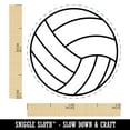 thumbnail image 2 of Volleyball Sport Self-Inking Rubber Stamp Ink Stamper - Lime Green Ink - Mini 1/2 Inch, 2 of 7