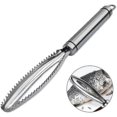 thumbnail image 4 of Foundation Fish Scaler 304 Stainless Steel Fish Scale Remover Kitchen Gadgets Professional Fish Scaler Fish Scraper Flat Inclined Bone Tongs, 4 of 4