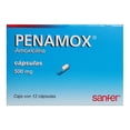 thumbnail image 2 of Penamox Amoxicilina 500 mg 12 cápsulas, 2 of 4