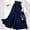 Navy, variant on DJskiyers Women's Elegant Skirt High Waisted Skirts Flowy Work Skirts Business Casual Skirt