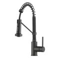 thumbnail image 1 of Kraus Bolden 18" Commercial Kitchen Faucet w/ Pull Down Sprayhead, Matte Black, 1 of 12