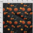 thumbnail image 3 of oneOone Cotton Cambric Black Fabric Halloween Sewing Material Print Fabric By The Yard 56 Inch Wide, 3 of 4