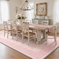 thumbnail image 5 of GENIMO 5'x7' Area Rug for Living Room, Washable Non Slip Soft Floral Rug for Bedroom Dining Room Home Office, Blush Pink, 5 of 11