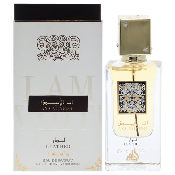 Lattafa Ana Abiyedh Leather EDP Spray 2 Oz For Men