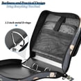 thumbnail image 7 of 3 Ring Zipper Binder with Shoulder Strap Waterproof Trapper Keeper 2 Inch D-Ring 500 Sheets Capacity Cute Teddy Bear and Flower, 7 of 7