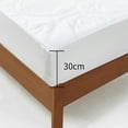 thumbnail image 3 of Apuakthei Protector de colchón, Sábana bajera ajustable, protección contra la humedad, protector de colchón impermeable, cubrecolchón de algodón, silencioso, adecuado para cama con somier, 3 of 5