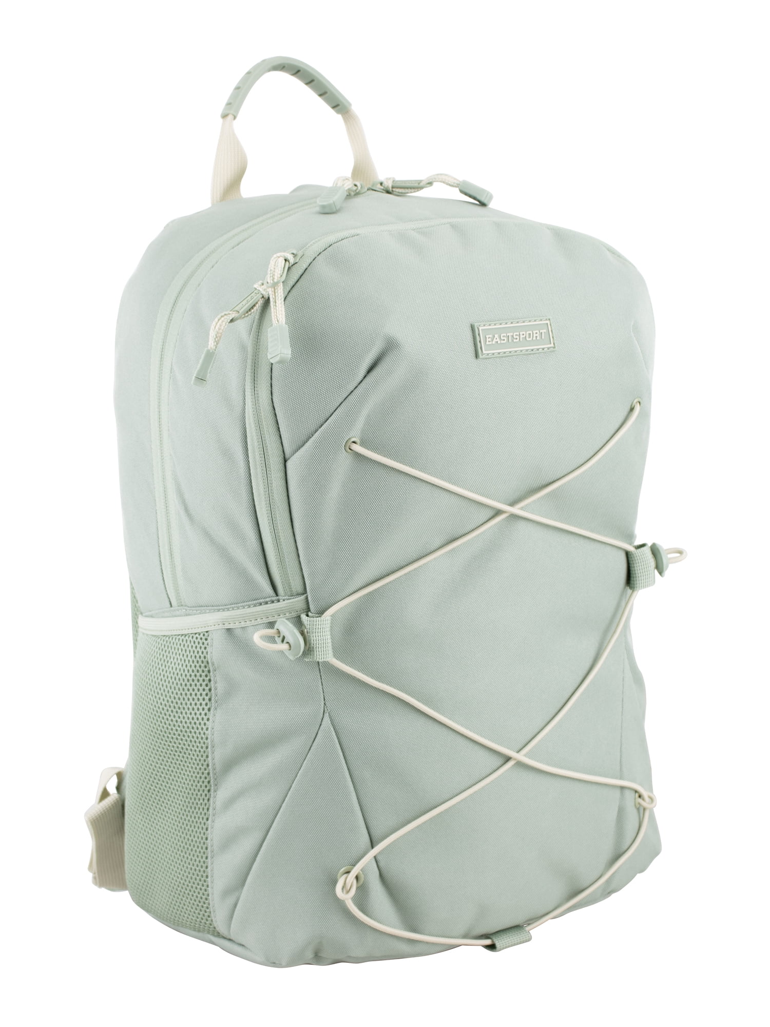 Eastsport Unisex Ascend Athleisure 18.5" Bungee Backpack, Seagrass