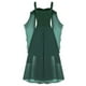 thumbnail image 4 of Vestido de Halloween con cordones y manga de mariposa con hombros descubiertos y tallas grandes para mujer Pompotops  ghjkhdj18091, 4 of 5