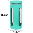thumbnail image 3 of Blue Donuts 44oz Stainless Steel Canister with Window - Turquoise, 3 of 7