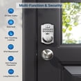 thumbnail image 4 of Veise Keyless Entry Door Lock with 2 Knobs, Electronic Backlit Keypad Deadbolt with Handle Set, Auto Lock, Easy Installation, Satin Nickel, 4 of 8