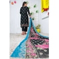 thumbnail image 5 of Pakistani Lawn Salwar Kameez Indian Dresses for Women Ready to Wear Embroidered(Medium, Black), 5 of 6