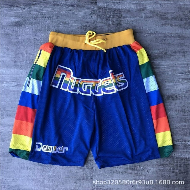 NBA Lakers Raptors Heat Grizzlies Men's Basketball Shorts Embroidered Game Basketball Training Shorts-QIUPING