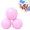 3pink, variant on Reusable Inflatable Balloon Garland Arch Kit, 3/7 Pcs Linked Pvc Balloons with Elastic Bands, Party Decoration for Birthdays, Weddings & Celebration