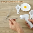 thumbnail image 6 of Wekvgz Electric Egg Beater Cordless Handheld Electric Whisk 3 Speed Adjustable Kitchen Baking Mixer Automatic Household Whisk with 2 Detachable Mixing Head for Eggs Baking, 6 of 13