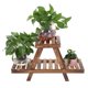 thumbnail image 1 of Estante de almacenamiento de plantas en maceta, estante de madera de 2 capas para plantas en maceta, estante de pie para plantas en maceta, diseño elevado, 1 of 8