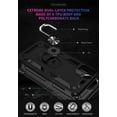 thumbnail image 3 of Phone Case for iPhone 11 Pro Case 11 Pro Phone Case,Military Grade Protective iPhone 11 Pro Cases Cover with Ring Car Mount Kickstand for iPhone 11 Pro - Black, 3 of 12