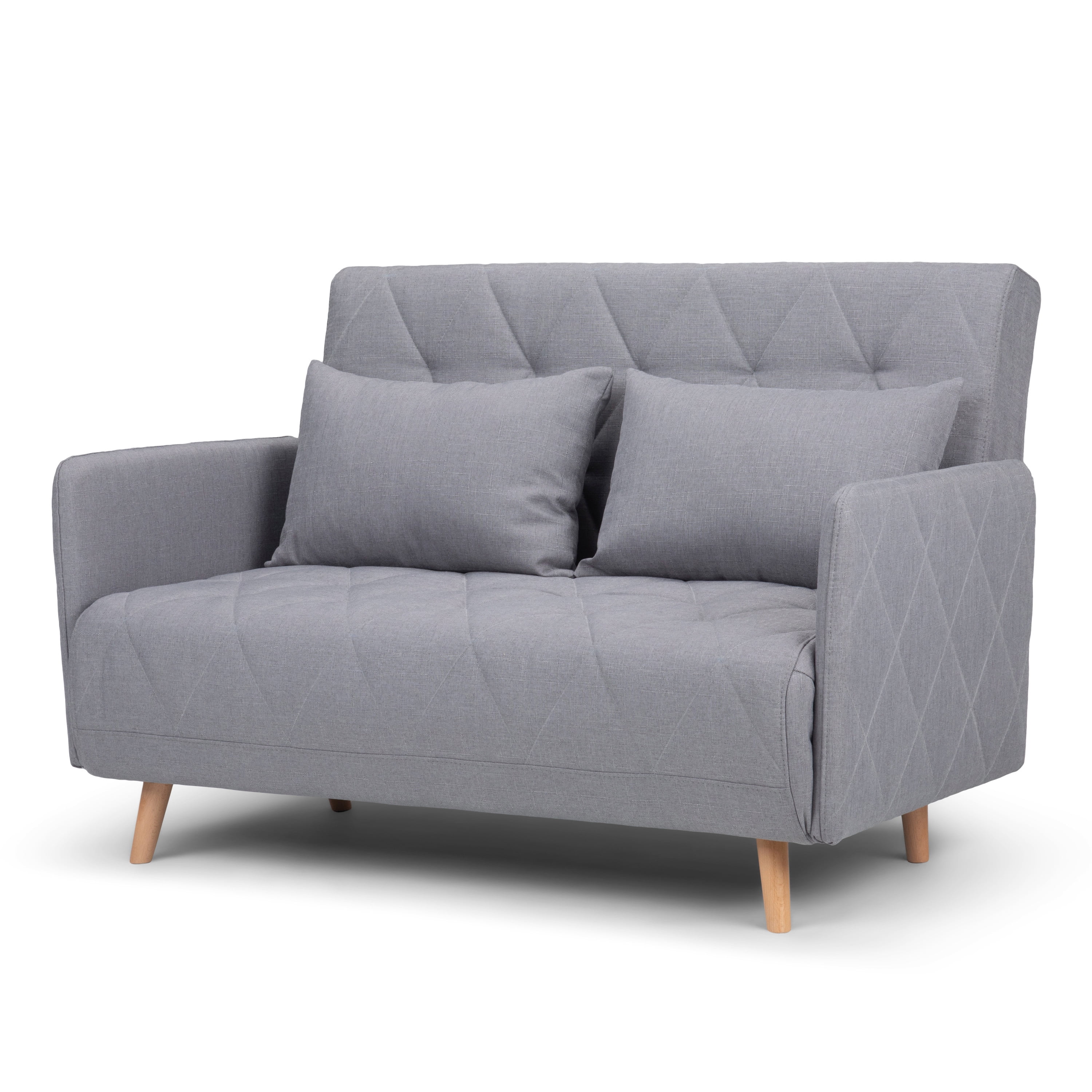 Brooklyn + Max Ivy Contemporary 52 inch Wide Sofa Bed in Dark Grey