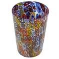 thumbnail image 3 of GlassOfVenice Murano Glass Tumbler - Golden Quilt Millefiori, 3 of 5