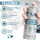 thumbnail image 3 of Pintura en aerosol transparente Polar Clear Matte Flawless Lacquer, 3 of 6