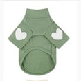 thumbnail image 3 of New Shirt Pet Warm Clothes Pet Dog Clothes Base Designer Cute Love Bear Teddy Yorkshire Hoodie Puppy Clothing Mwtjk01 XLDark Green, 3 of 4