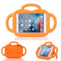 iPad Mini 5 Case, Kids Case for iPad Mini 4/3/2/1 7.9 inch, Dteck Light Weight Kids-Friendly EVA Shockproof Portable Handle Case with Kickstand, Orange