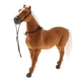thumbnail image 2 of muebles para el hogar Modelo De Caballo Realista Modelo Animal Estatuilla Juguete Estatua Adorno Marrón Oscuro Marron oscuro Magideal muebles para el hogar, 2 of 4