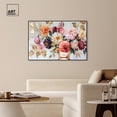 thumbnail image 3 of Bouquet Entrance Canvas Classic Fashion Floral Wall Art by Art Remedy, Black Frame, 54" x 36", 3 of 7