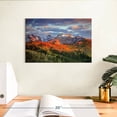thumbnail image 3 of Elephant Stock Wasatch Mountain Wall Art - Horizontal Canvas Wall Art - Living Room Wall Decor - Nature Canvas - Blue And Orange Decor - 12" x 8", 3 of 8