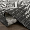 thumbnail image 6 of BoutiqueRugs Frankville Bohemian/Global Area Rug - Outdoor Safe - Black, White - 7'10" x 10'2", 6 of 15