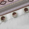 thumbnail image 5 of Feelyou Hippie Triangle Aztec Black Out Curtains, Boho Rustic Farmhouse Curtains Pack of 2 (42x63 Each), Mandala Western Fashion Bedroom Curtains, Curtains and Drapes Decor, 5 of 7